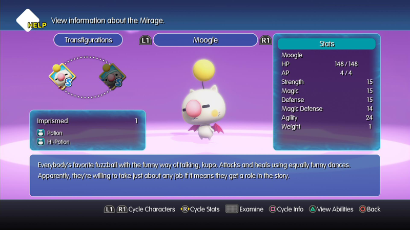 Illustration for article titled World Of Final Fantasy's Ridiculous Mirage Manual Is Worth Reading